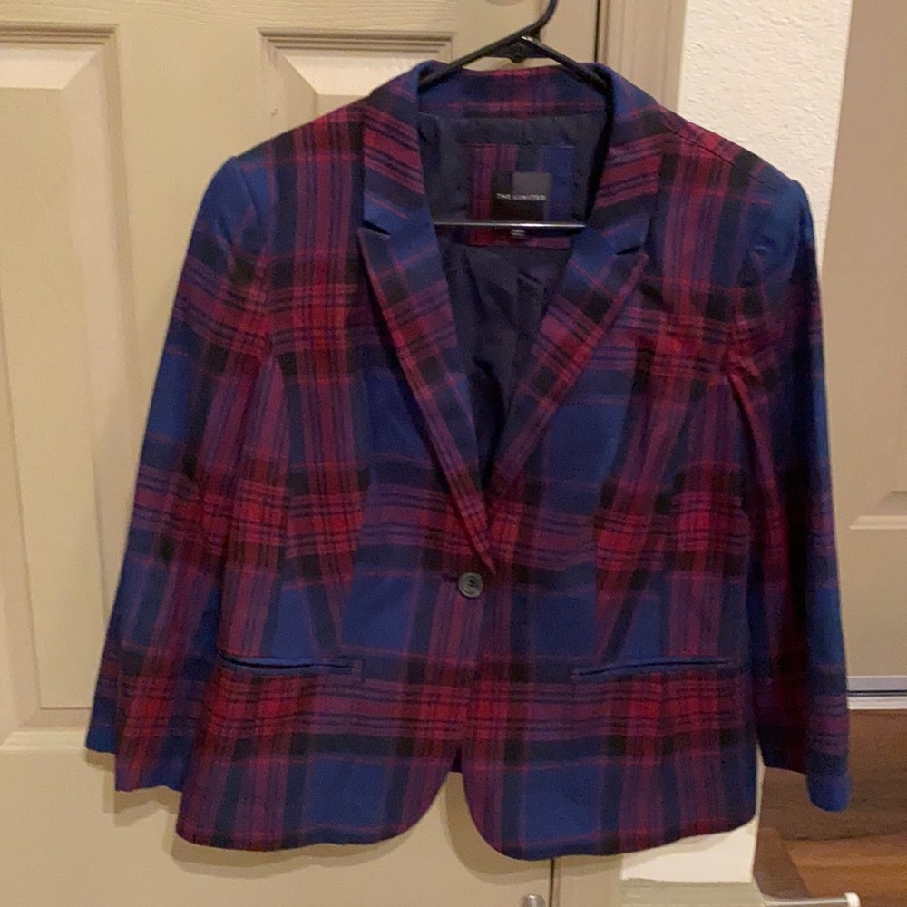 Plaid women’s blazer